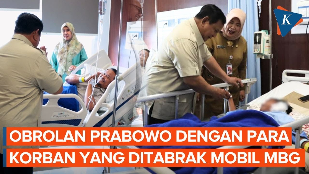 Prabowo Jenguk Guru dan Siswa Korban Mobil MBG Cilincing, Ini Isi Obrolannya...