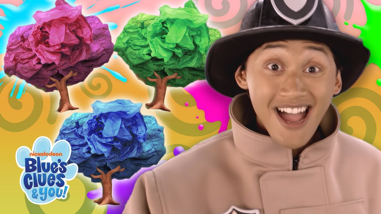 Guess The Right Color Game #4 w/ Firefighter Josh, Blue, & Periwinkle!  | Blue's Clues & You!