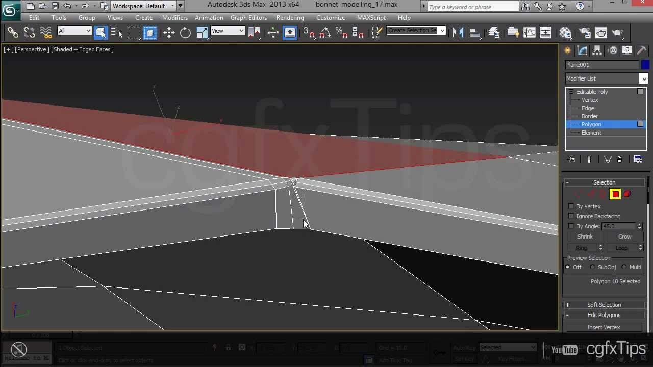 3ds max Tutorial: Car Modelling - Audi R8 (Bonnet/Hood)