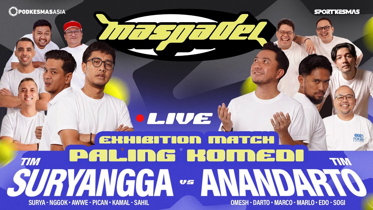MASPADEL EXHIBITION MATCH, TEAM ANANDARTO VS SURYA NGGOK
