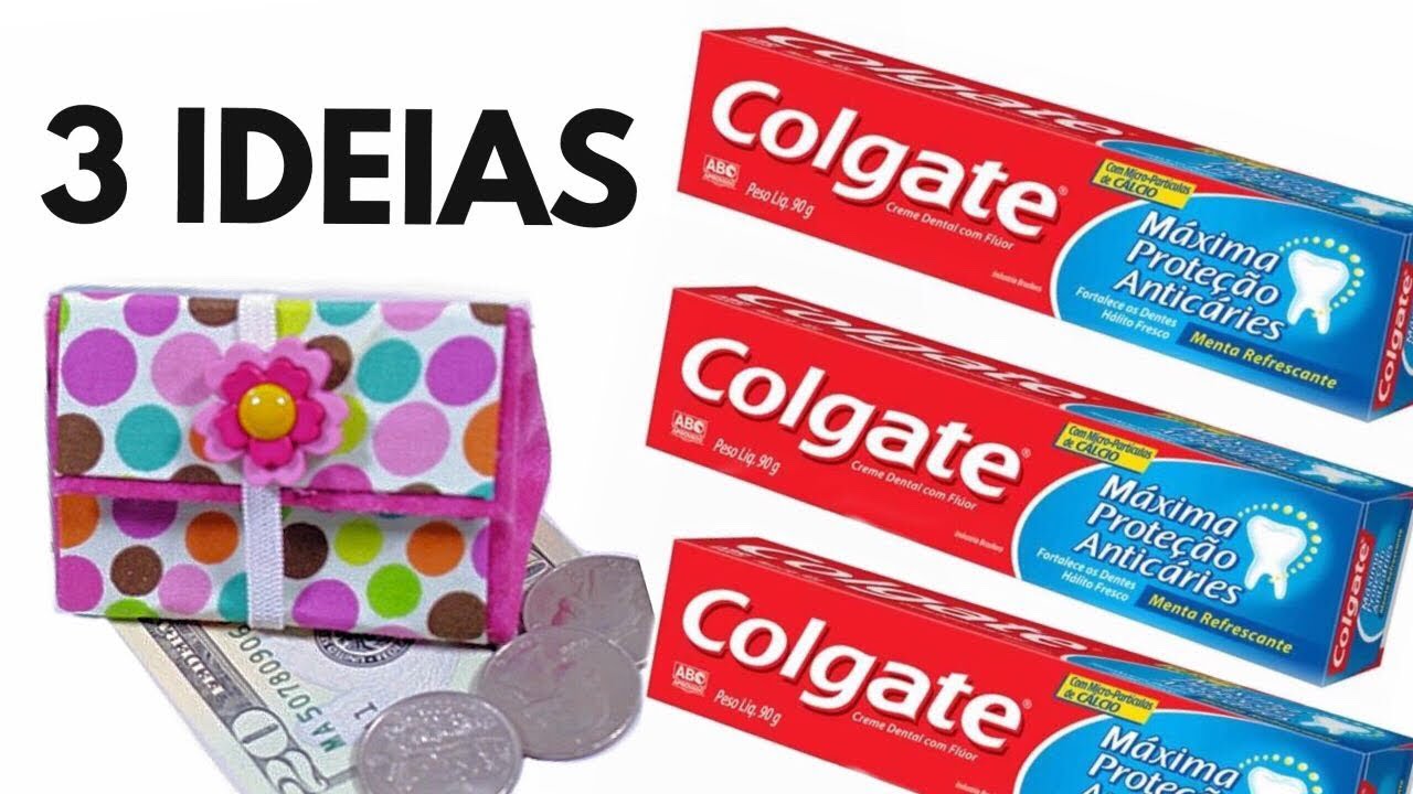 Ideias SUPER ÚTEIS com Caixa de Creme Dental