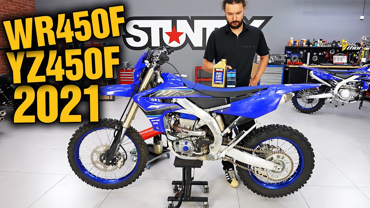 Замена масла Yamaha WR450f YZ450F