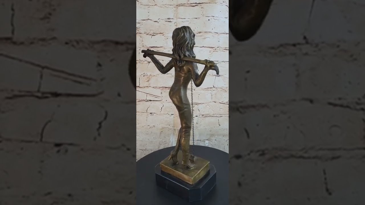 Bondage Girl Bronze Metal Figure Sculpture Statue Modern Art by Mavchi YRD-1241