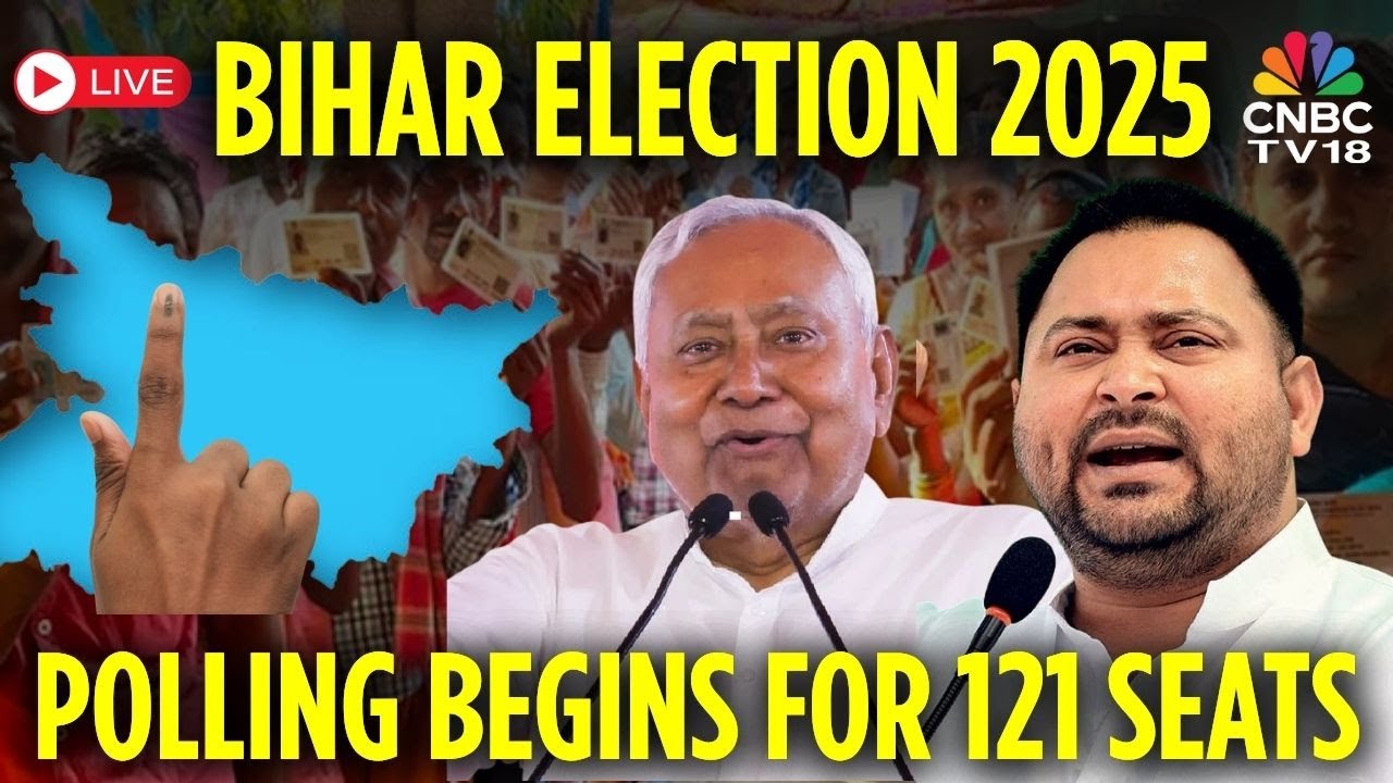 Bihar Election 2025 LIVE | Voting For Phase-1 Begins; NDA Vs Mahagathbandhan Face-Off | N18L