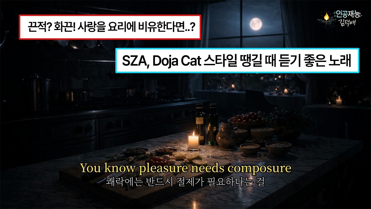 넌 마치 미슐랭 레스토랑 같아 [Michelin🍽️](SZA, Doja Cat style PBR&B, Alternative R&B) Lyrics video
