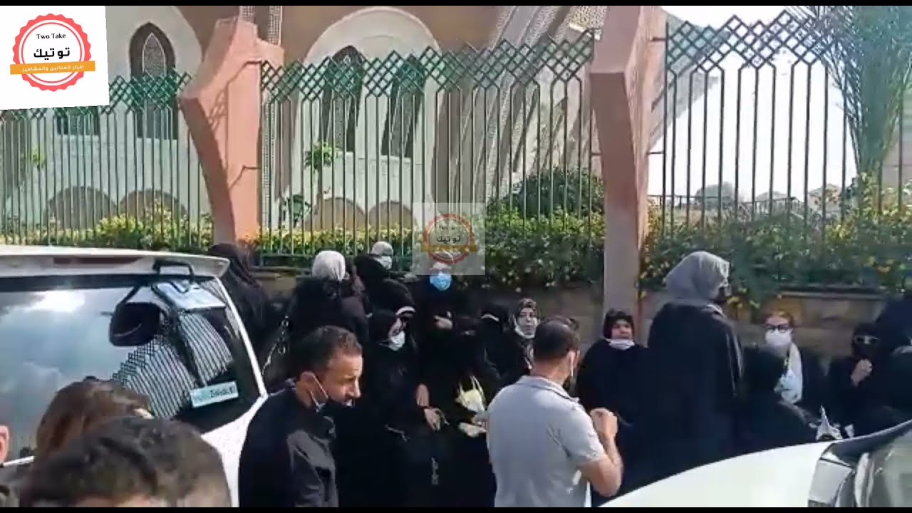 جنازة سهير البابلي انهيار ابنتها وغياب الفنانين وابرز الحضور دنيا سمير