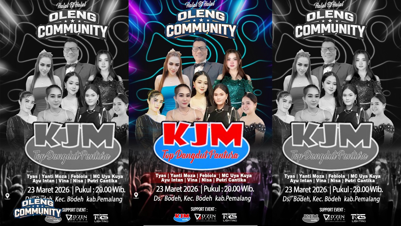 HALAL BI HALAL OLENG COMMUNITY LIVE KJM TOP DANGDUT PANTURA