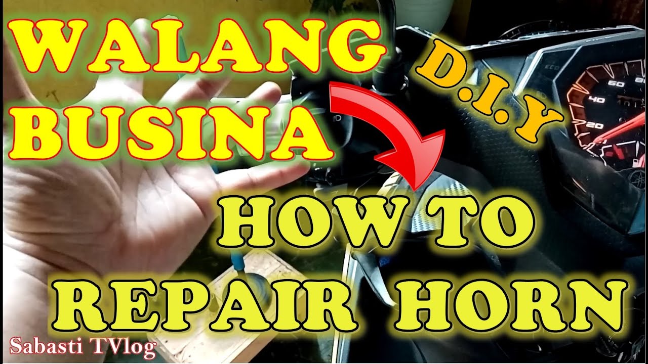 HOW TO REPAIR MOTORCYCLE HORN | MIO I 125