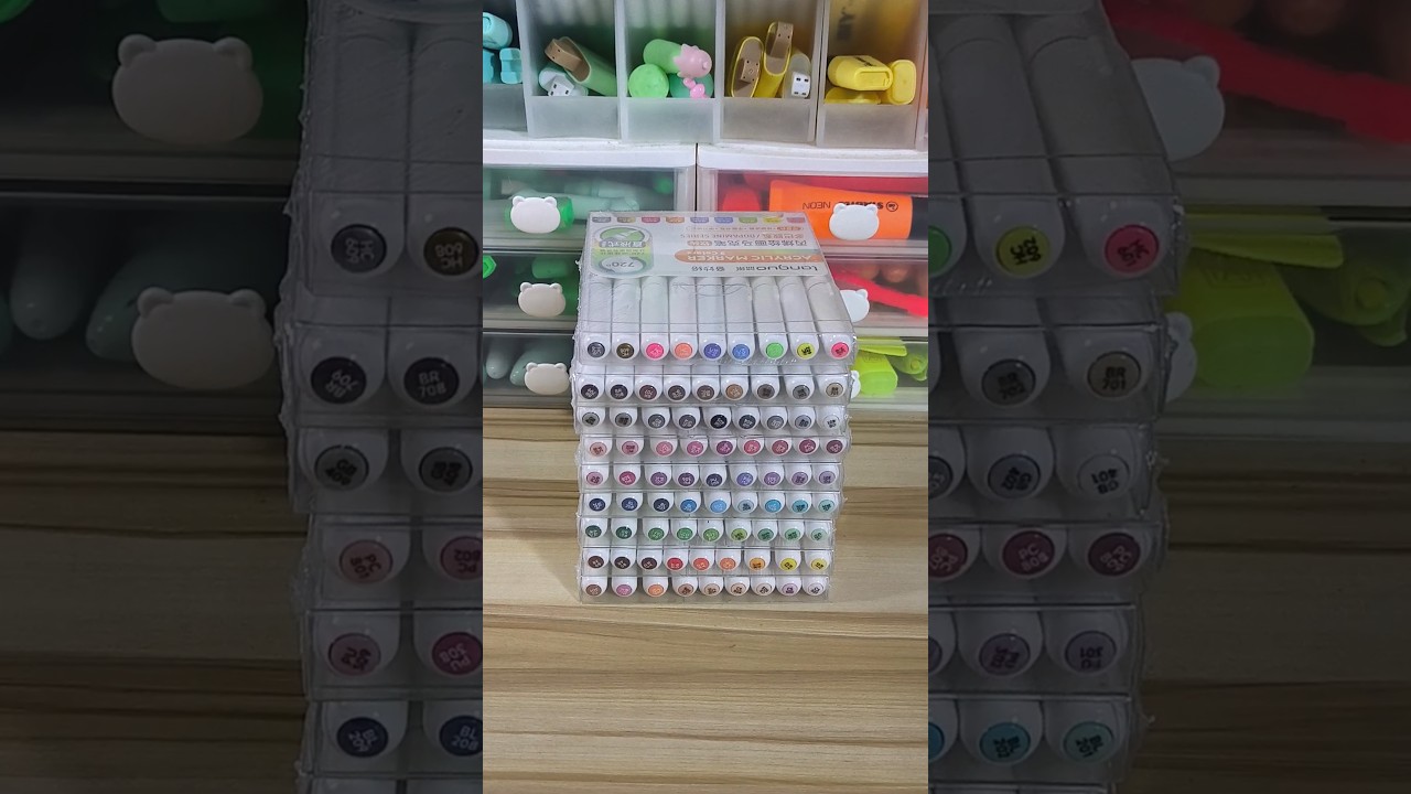 ✨New Acrylic markers unboxing Langou acrylic markers #acrylicpen #acrylicmarkers #pencollection