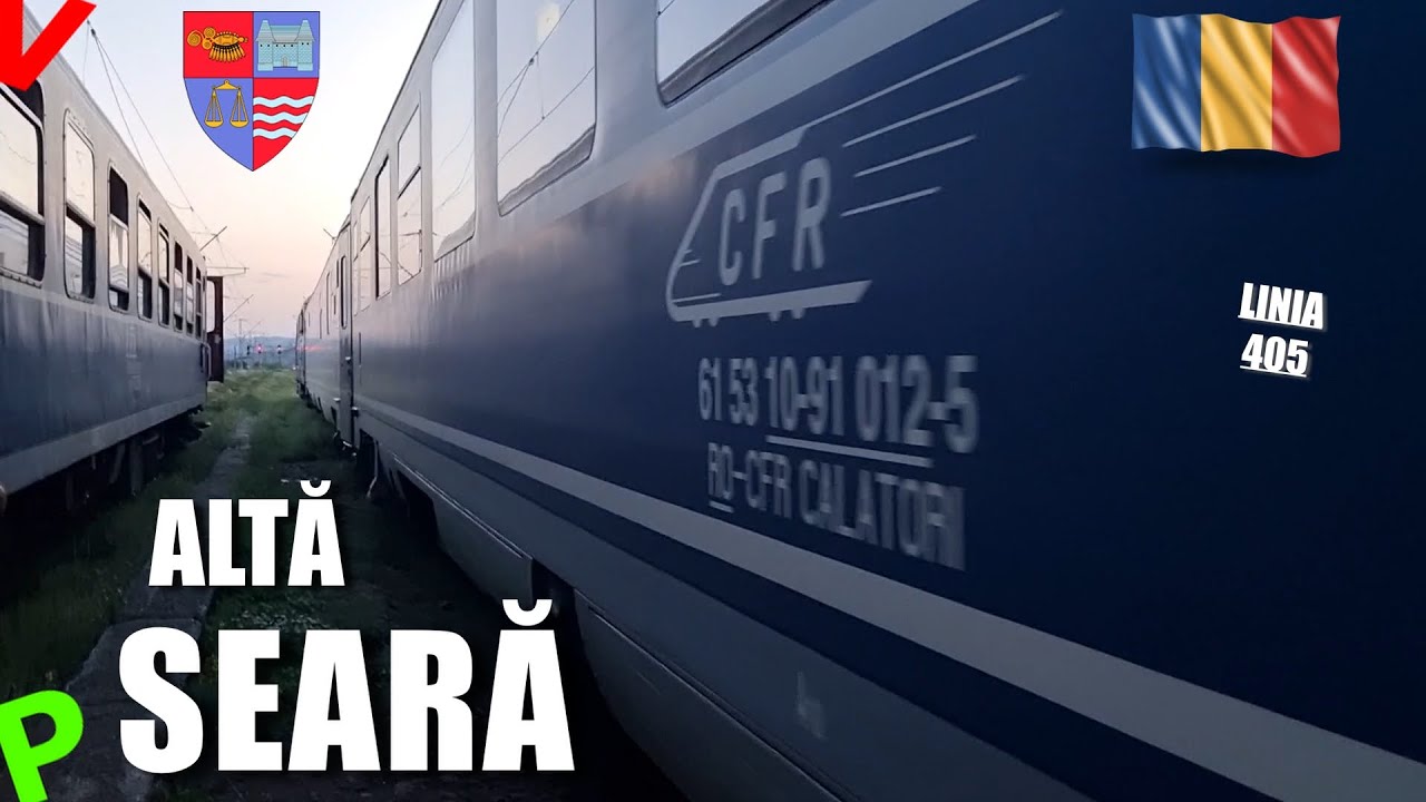 Trenul in noapte CFR | Deda-Targu Mures cu Regio Linia 405