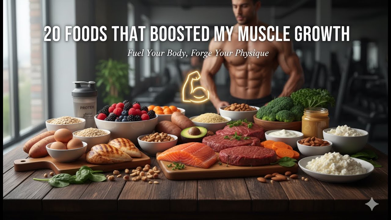 20 Foods That Boosted My Muscle Growth