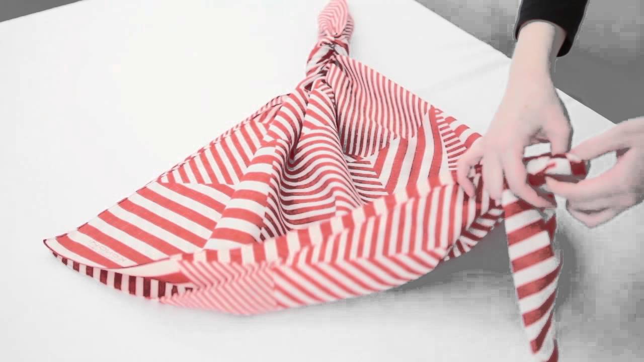 Yu-soku KYOTO 風呂敷の包み方 〜ドロップバッグ〜　　How to Furoshiki Wrapping 