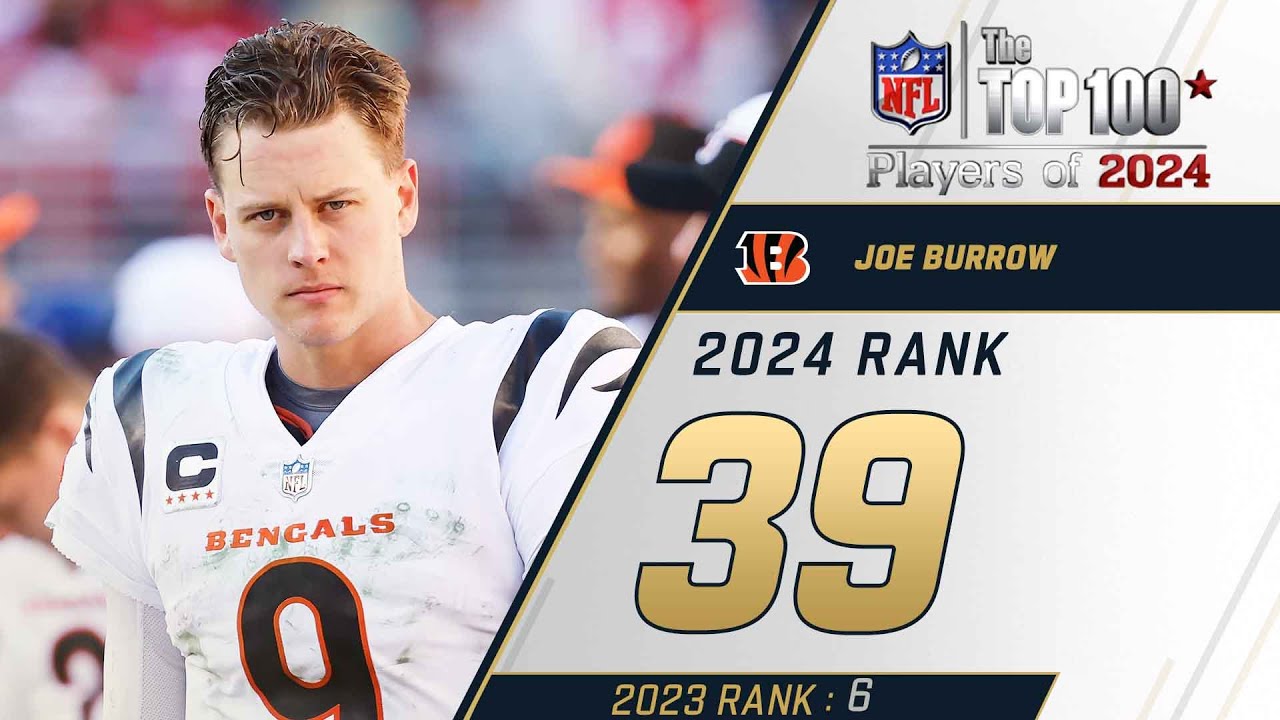 39: Joe Burrow (QB, Bengals) | Top 100 Players of 2024