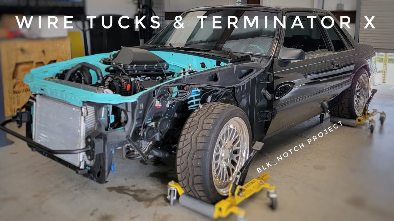 Wiring up the BLK_Notch Foxbody Project - 363ci YSI Vortech