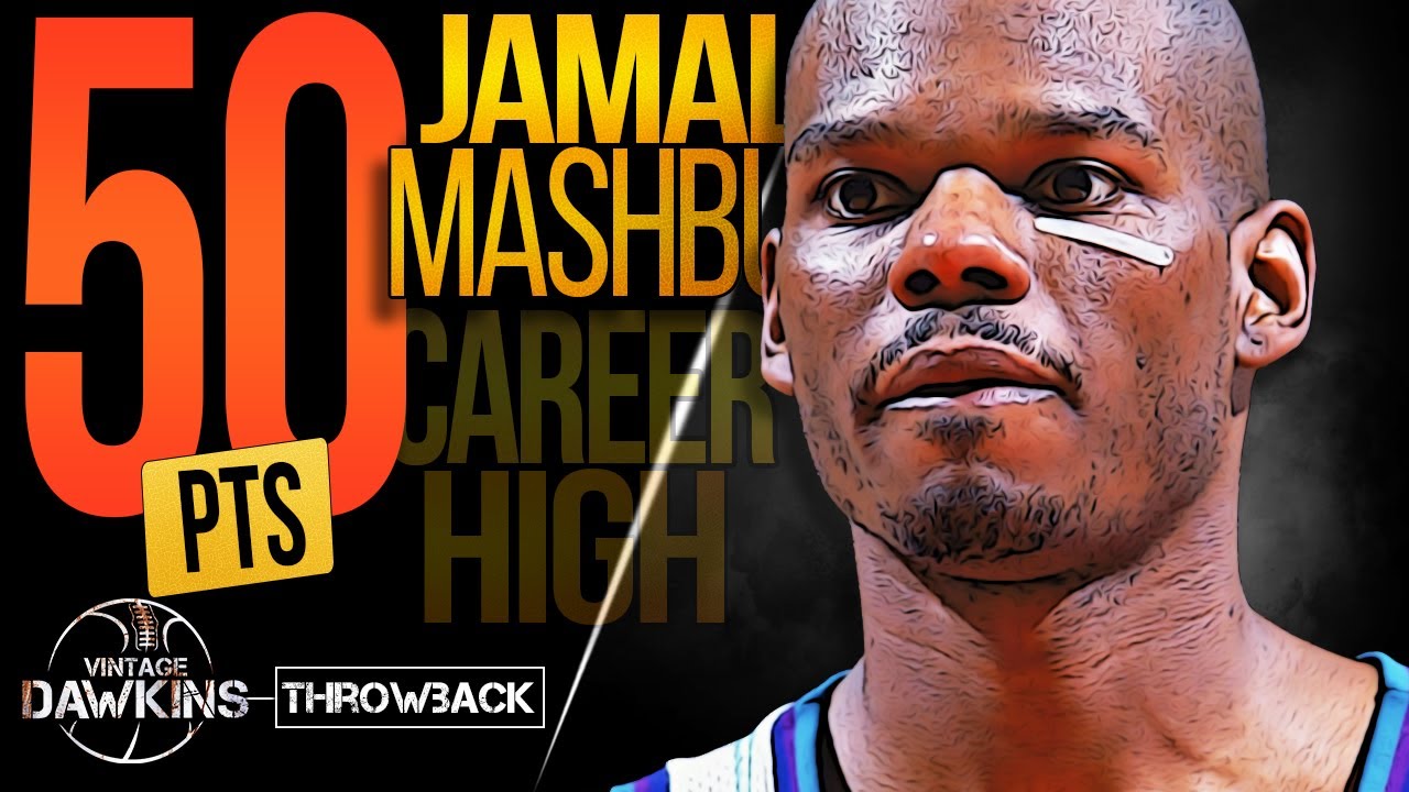Jamal Mashburn Career HiGH 50 Pts vs Grizzlies | Feb 21, 2003 | VintageDawkins