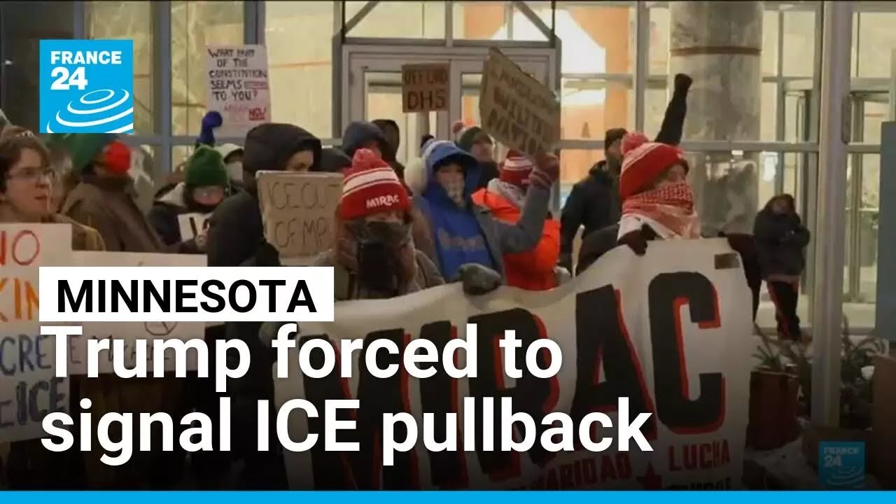 Outrage in Minnesota as Trump signals ICE pullback • FRANCE 24 English
