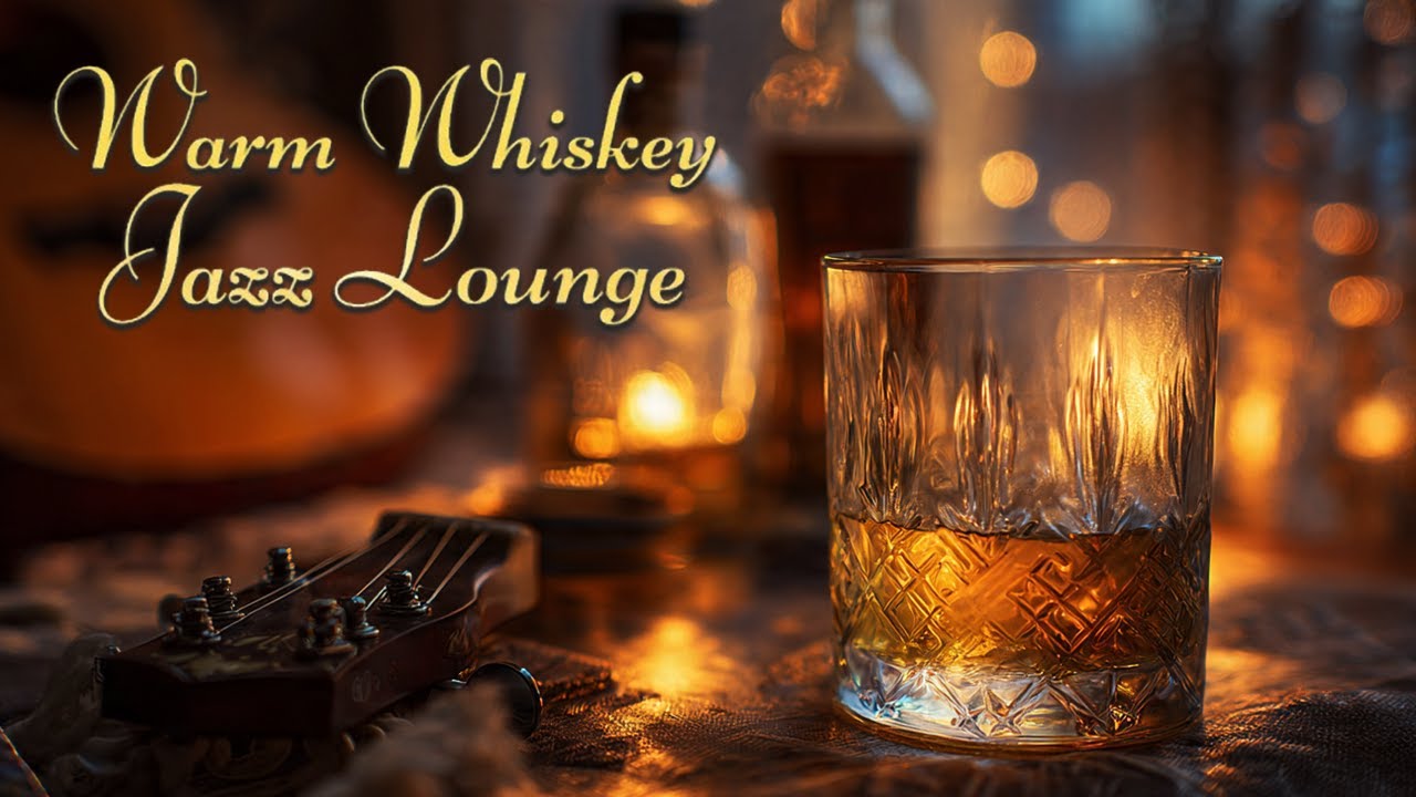 Warm Whiskey Jazz Lounge – Smooth Blues Instrumental for Study, Chill and Peaceful Night Atmosphere