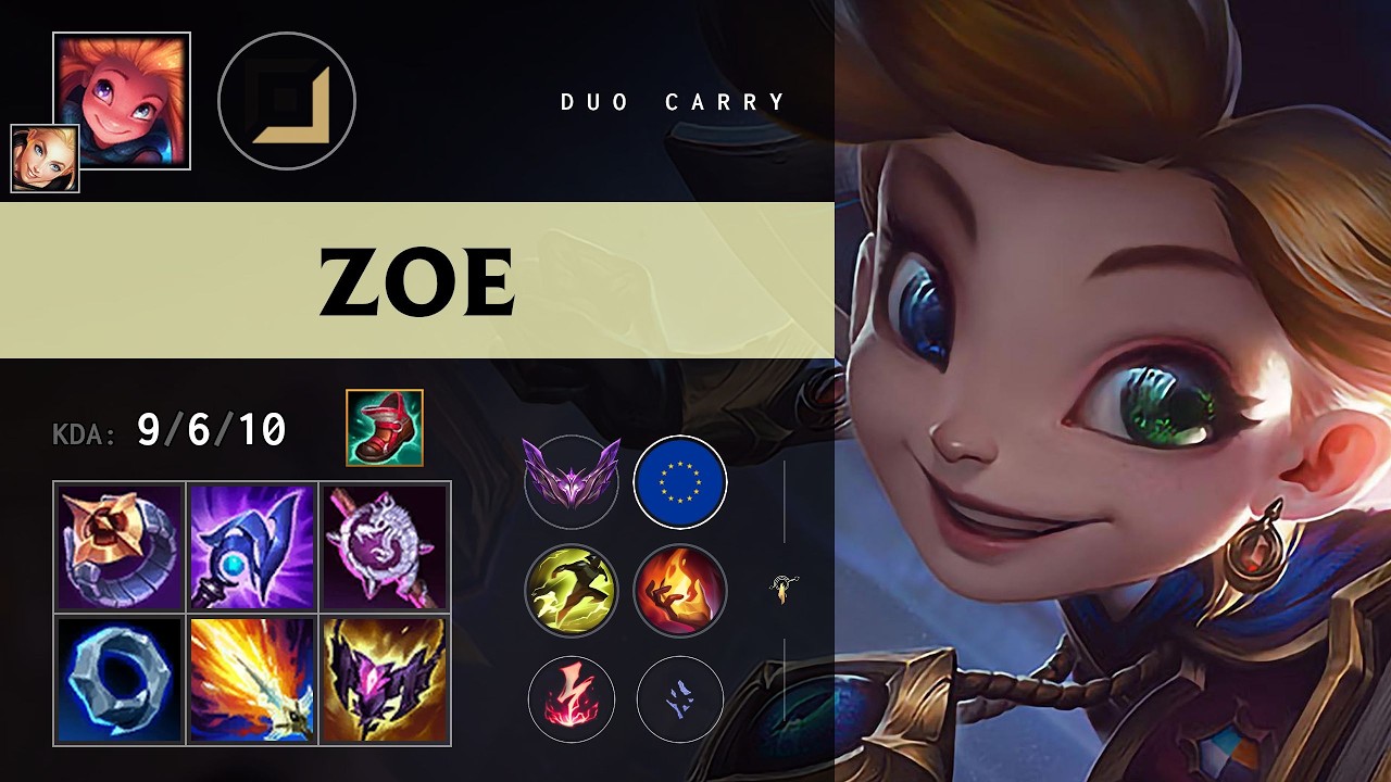 Zoe Carry vs Karthus - EUW Master Patch 26.13