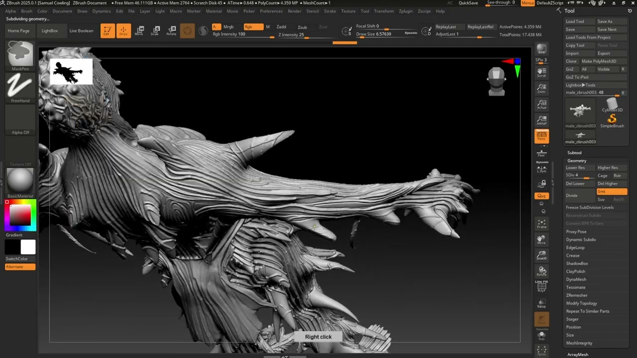 Finishing Vecna Sculpt