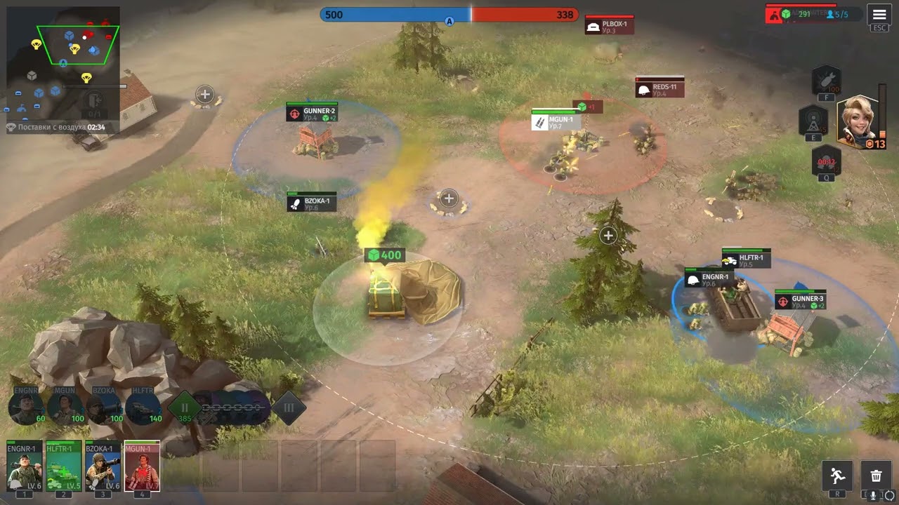 World War Armies ( WWA ) - Обзор и супер-гайд на беспроигрышную стратегию победы в начале RTS игры!