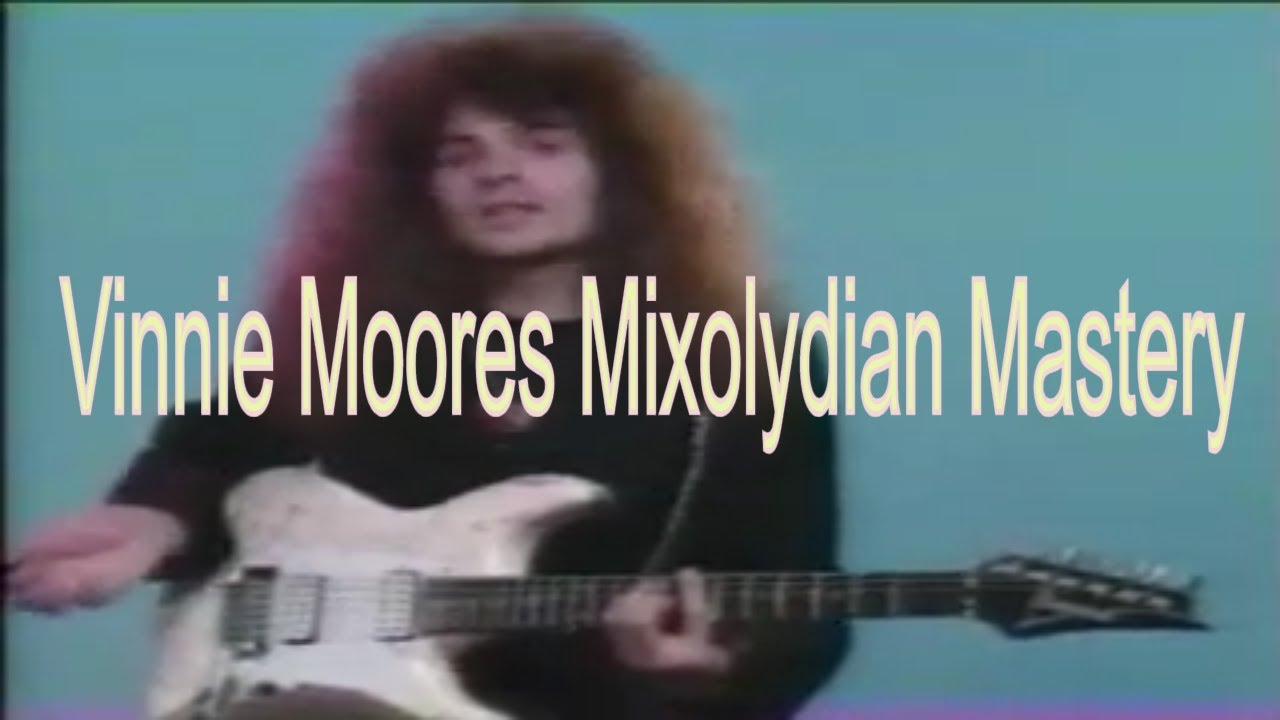 Learn the Lydian, Mixolydian, and Other Modes with Vinnie Moore ( Mixolydia- 1990