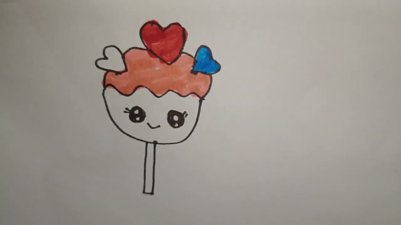 Cute heart drawing   step by step easy drawing ideas 