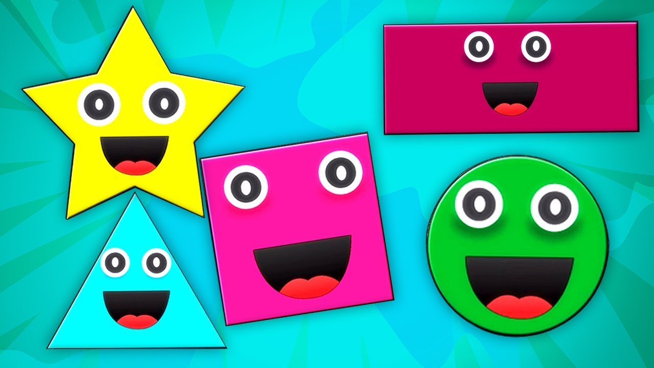 Formen Lied | reim für Kinder | lernen Form | Shapes Song