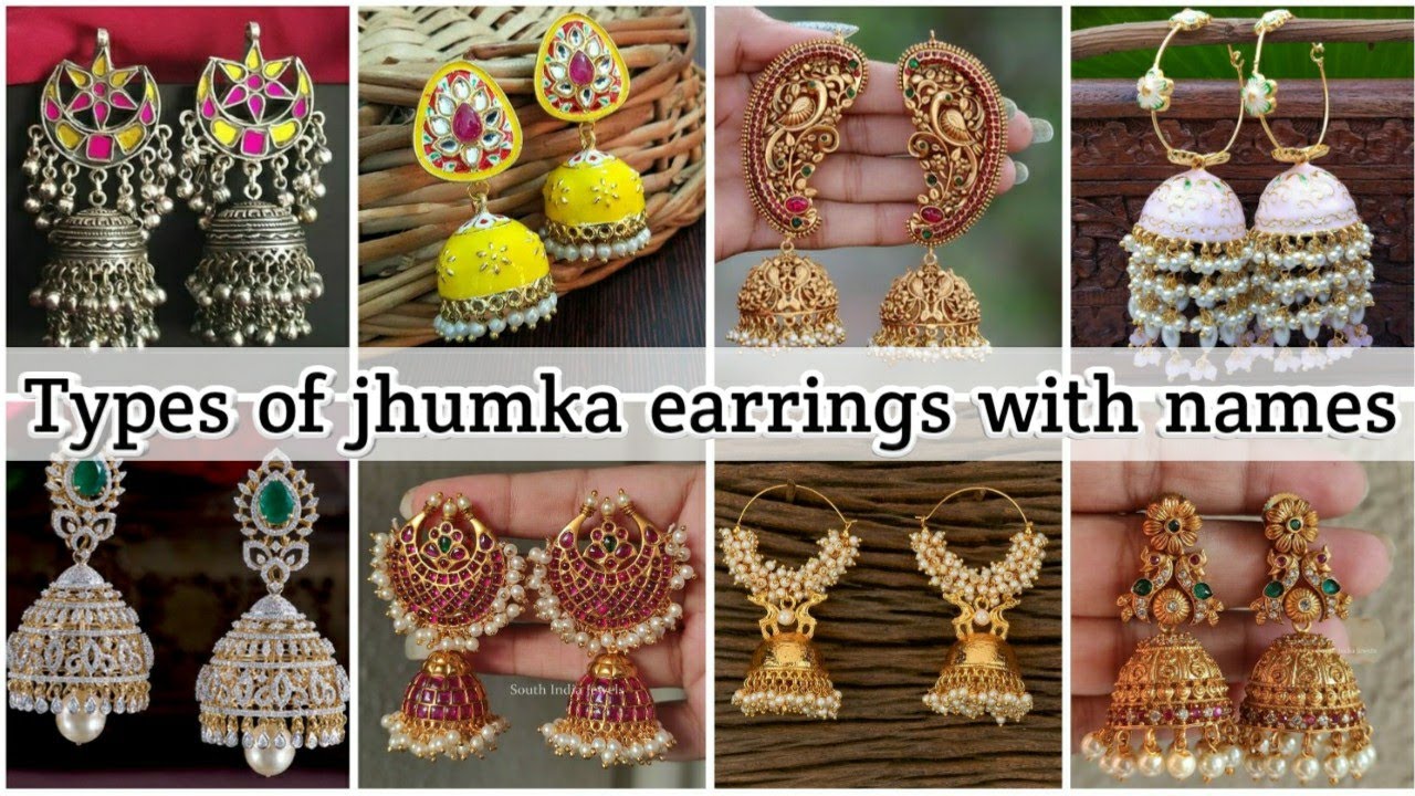 Types of *JHUMKA* earrings with names • Earrings name • STYLE POINT