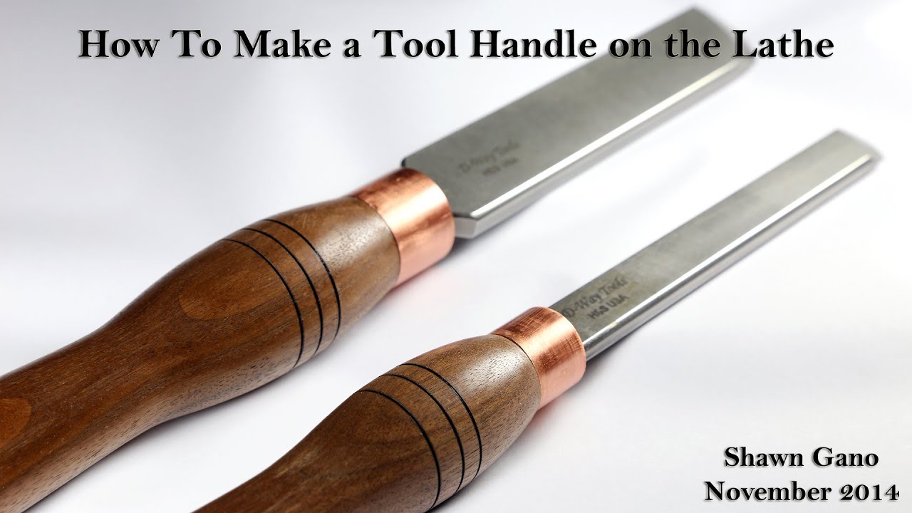 How to make a Tool Handle on a Wood Lathe