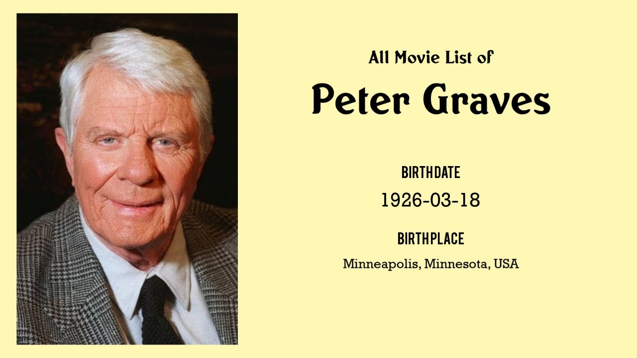 Peter Graves Movies list Peter Graves| Filmography of Peter Graves