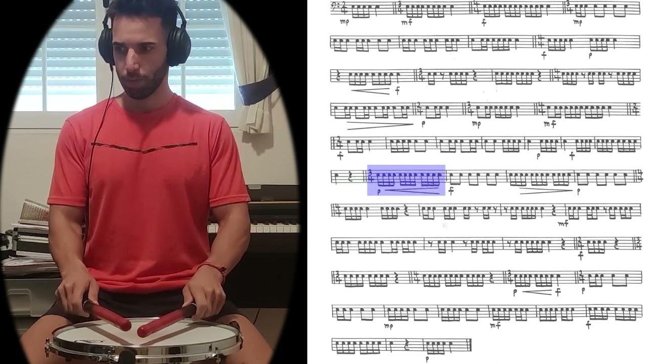 Intermediate Studies 1 - Snare Drum - M. Peters