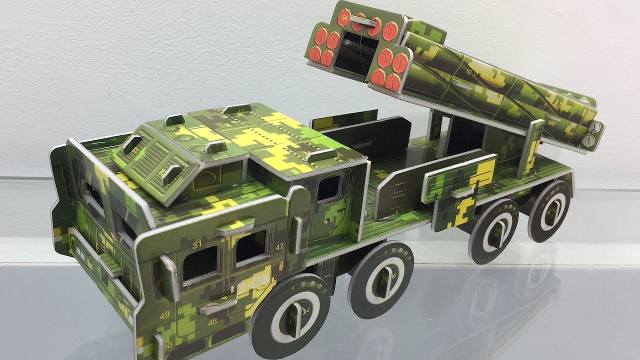 DIY Miniature Aircraft Truck ~ 3D Super Puzzle