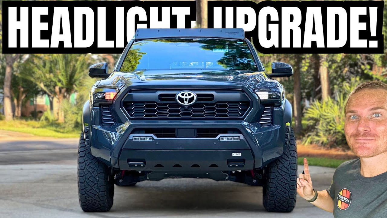 Under $50 Mod!...My New Tacoma Gets Upgraded Headlights - LASFIT LED