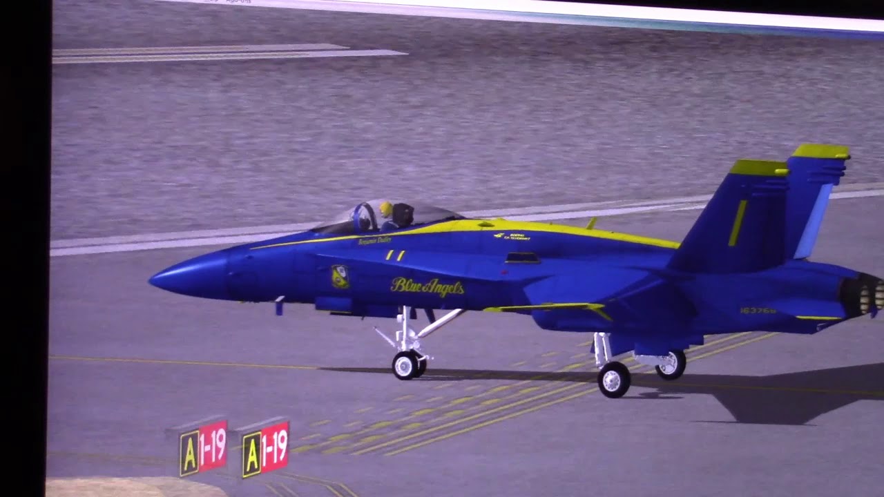 FSX Blue Angels Homecoming Airshow Final Flight Of 2019