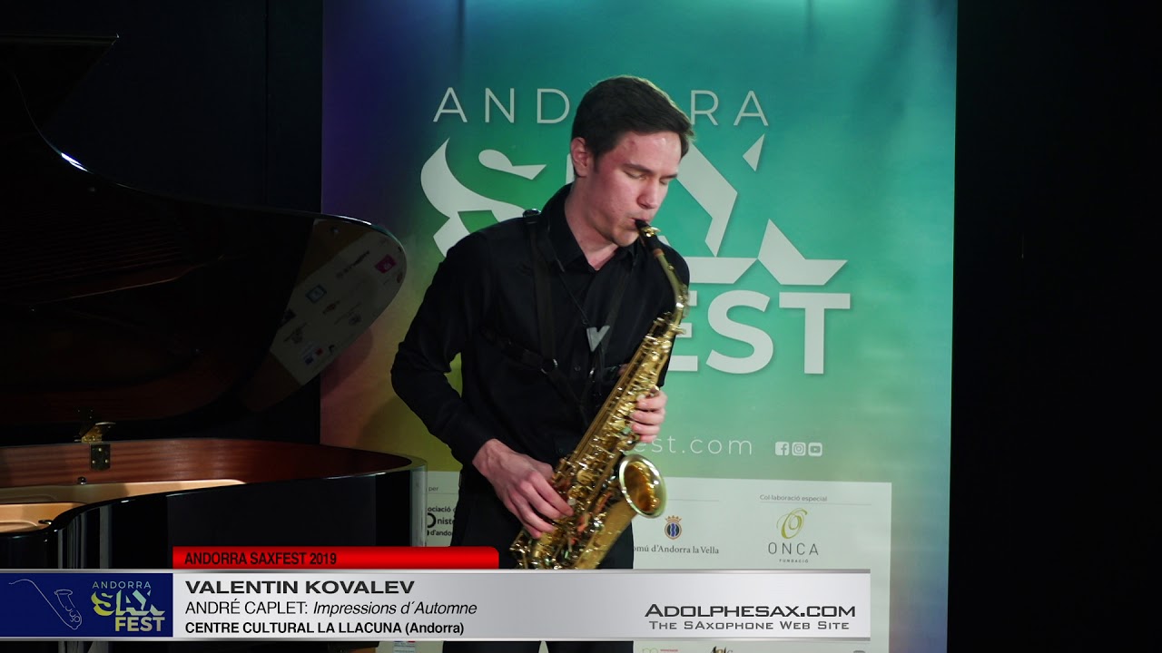 Andorra SaxFest 2019 1st Round   Valentin Kovalev   Impressions d´Automne by Andre Caplet