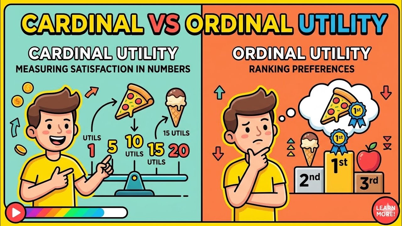 Cardinal vs Ordinal approach 12th class, CUET, CA FOUNDATION