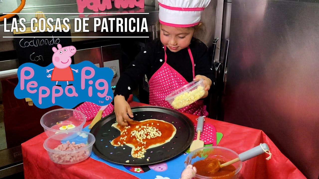 COCINAMOS UNA PIZZA DE PEPPA PIG - Las cosas de Patricia -