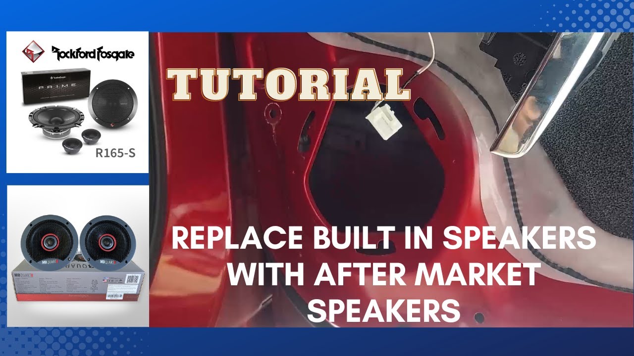 DIY Replace Mitsubishi Xpander Car Speakers - Front and Rear