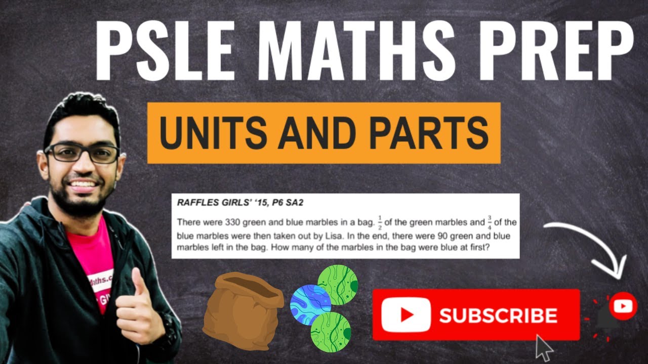 Unit And Parts | Learn Problem Sums | PSLE MATHS PREP