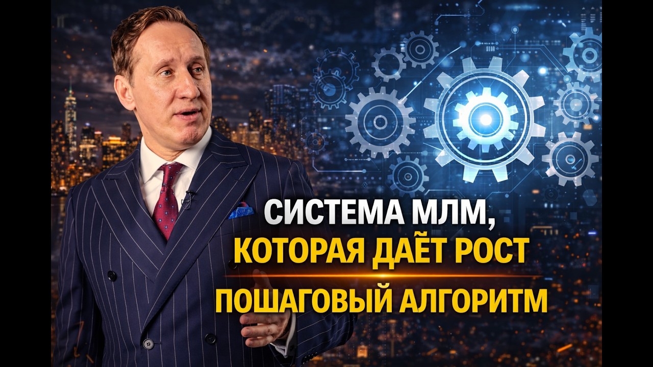 Система в МЛМ, которая дает рост. Пошаговый алгоритм действий. Анатолий Евсигнеев