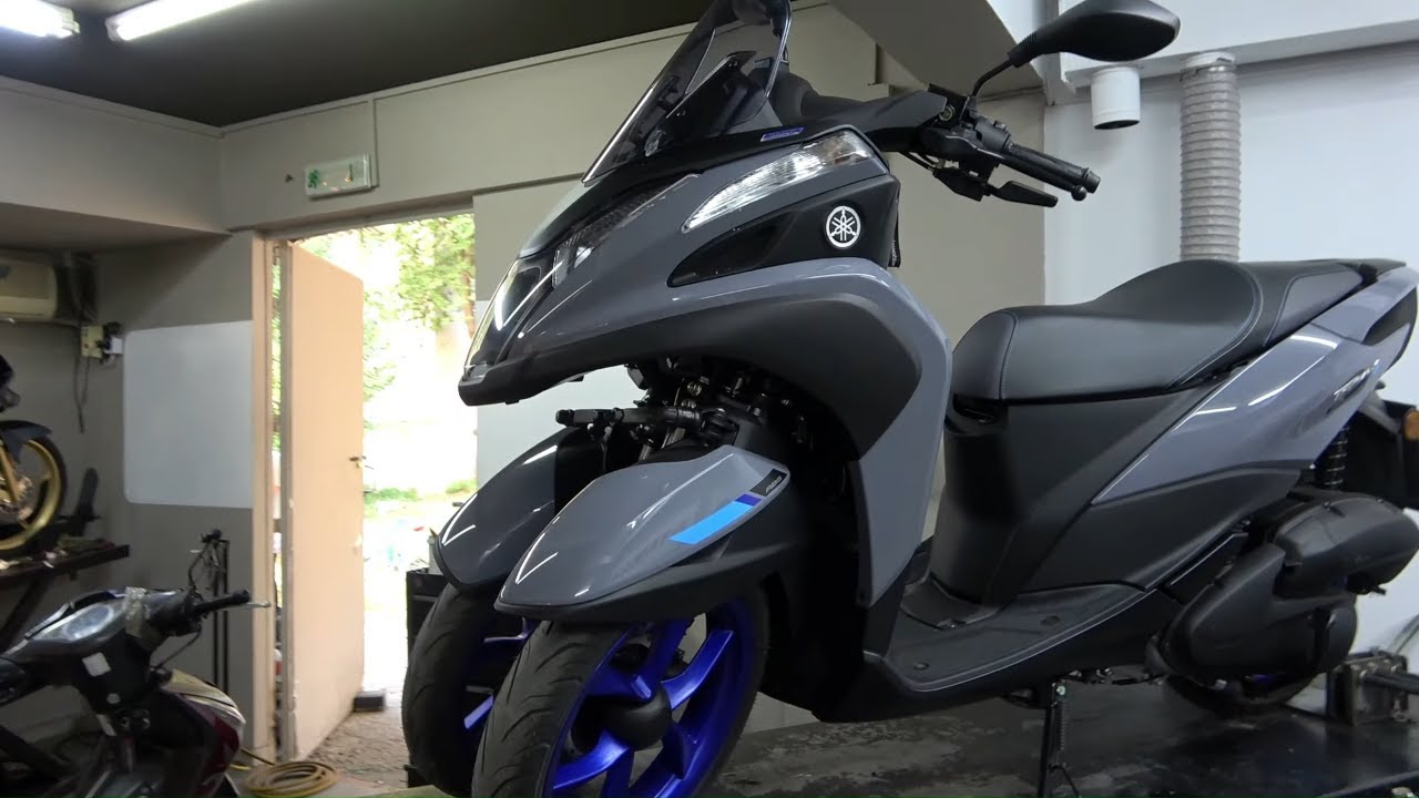 first oil change YAMAHA TRICITY 155cc scooter