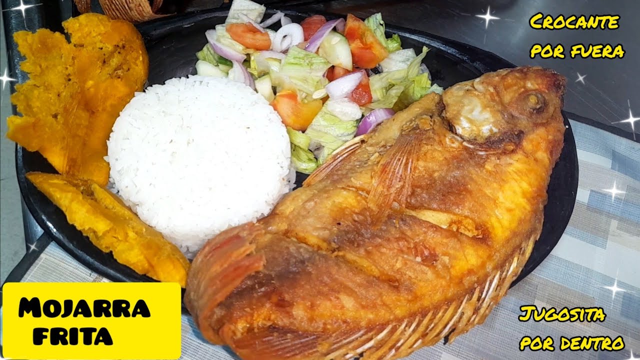 MOJARRA FRITA CROCANTE Y DELICIOSA HECHA EN CASA, fácil y sencilla de preparar ❤️