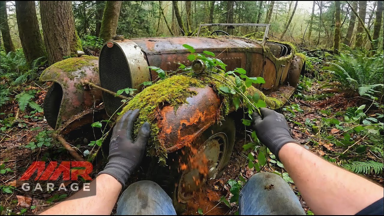 Bevredigende ASMR-restauratie van een oldtimer | Volledige revisie van een Bugatti Royale Esders Type 41 uit 1930