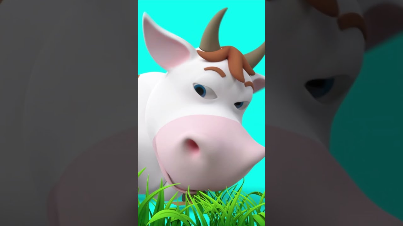 🐮 Was macht die Kuh?? | Lustiges Tiervideo f&uuml;r Kinder | HeyKids #shorts