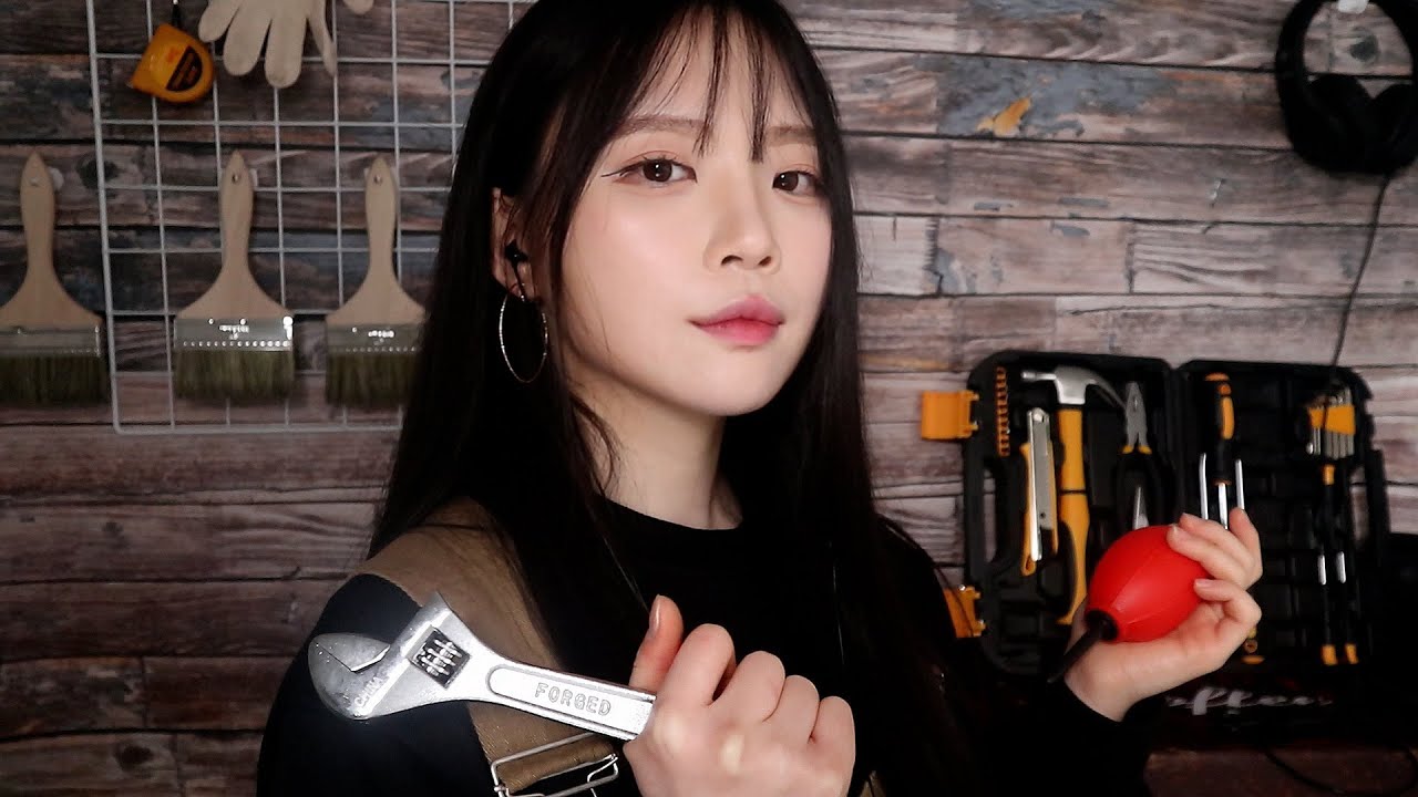 ASMR(Sub✔) 3DIO Восстановить уши RP /  Ear repairman RP