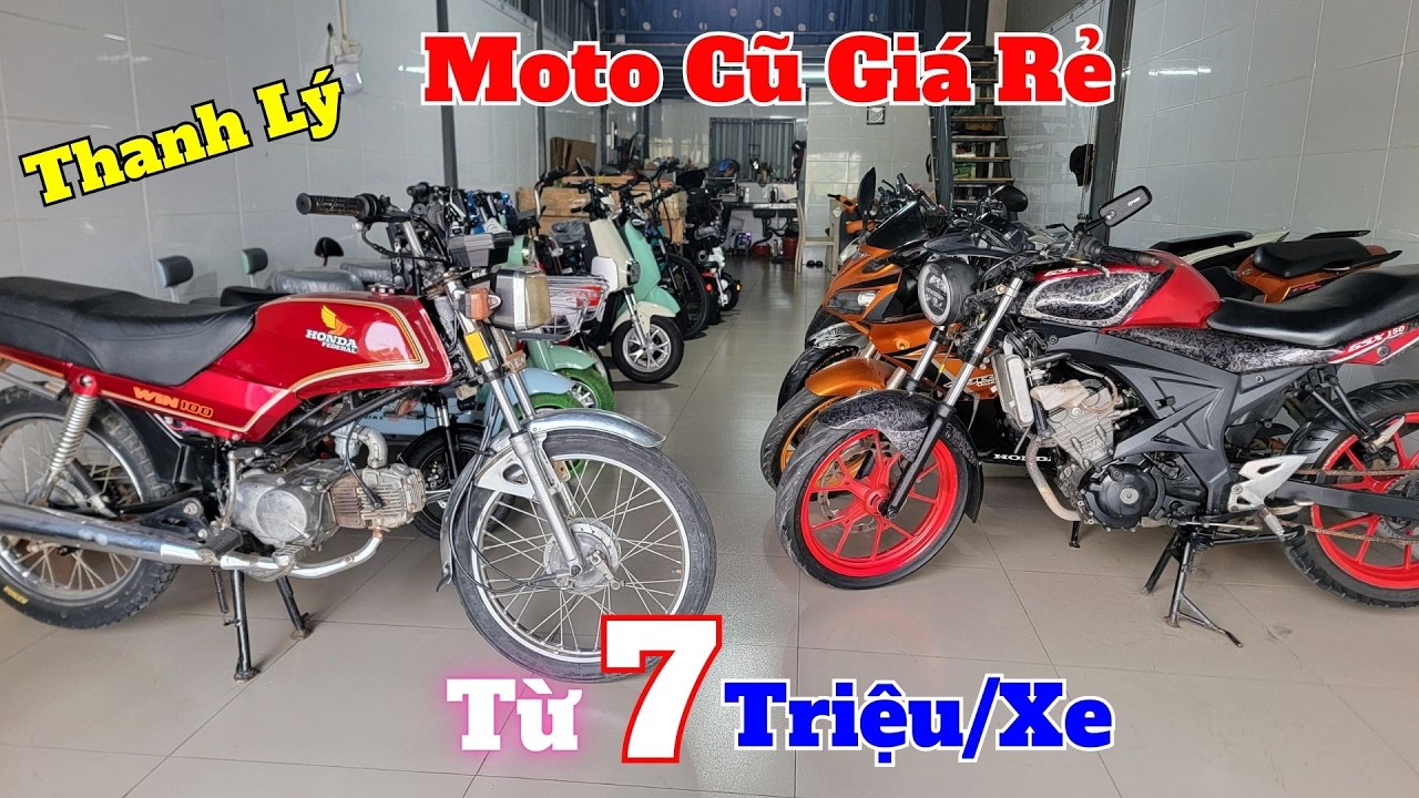 Hôm Nay Moto Giá Rẻ GSX S150 , FZ150i , CBR150R , Win 100 ,Bonus 125 , Ducati 110