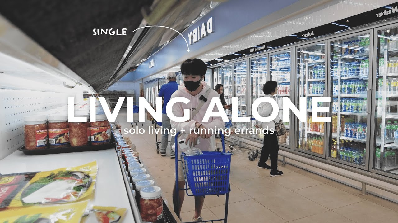 living alone vlog | errands & adulting — life of a single college student