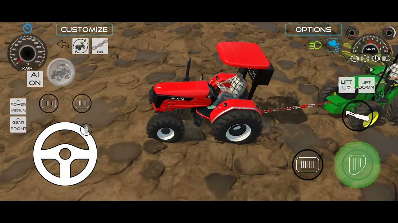 आज तो दो ट्रेक्टर पस गये   😱 #indianvehiclesimulator3dgame #automobile #indiantractor3d #gaming 