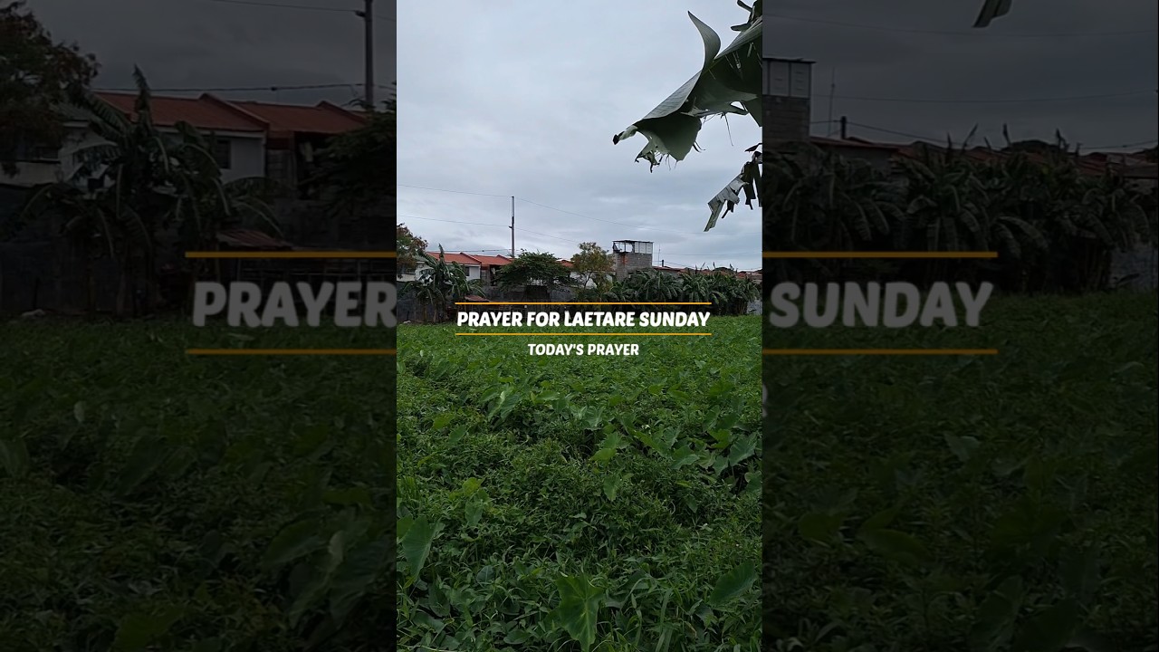 Prayer for Laetare Sunday