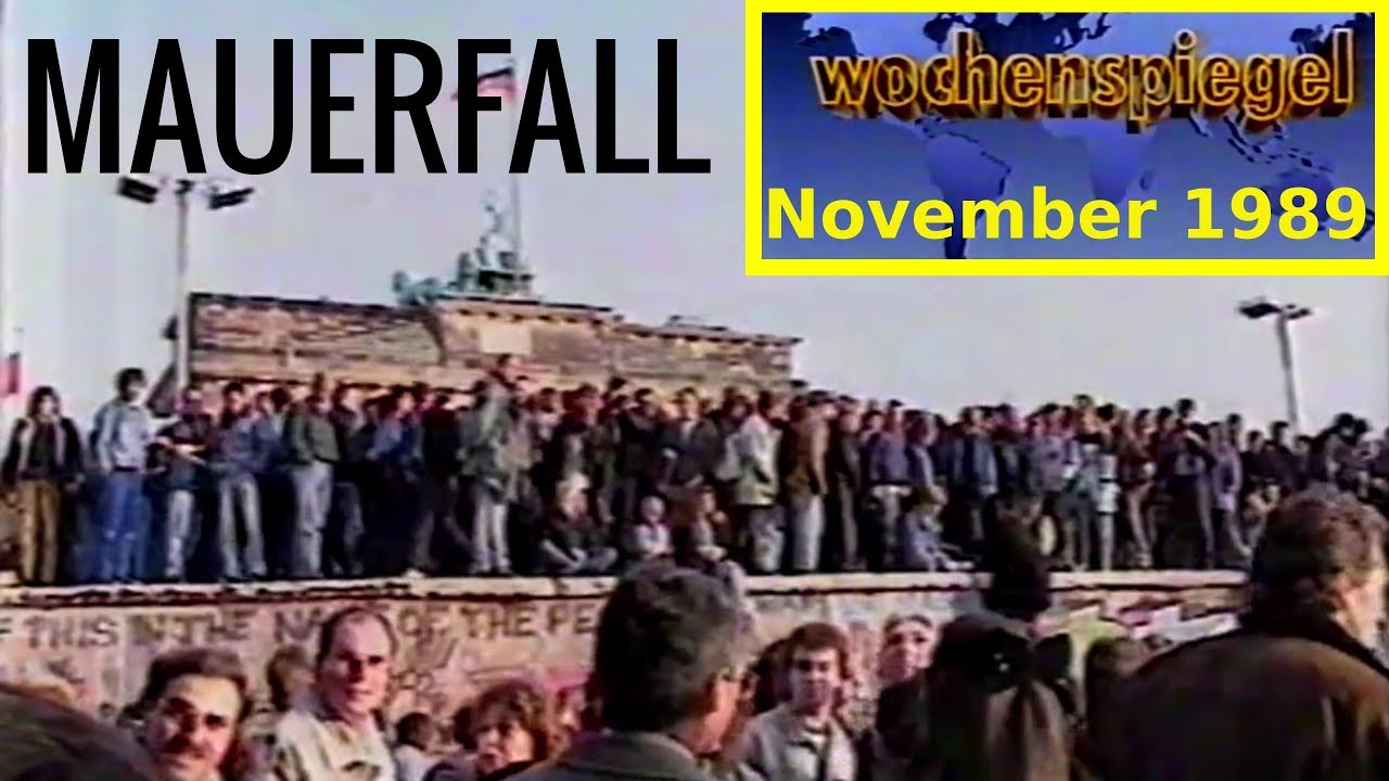 30 Jahre MAUERFALL 1989/2019 *Jan Hofer Tagesschau Wochenspiegel ARD 12.November 1989*